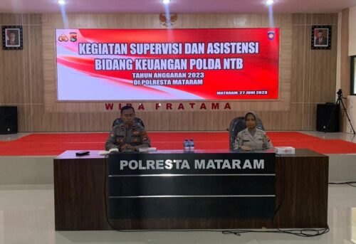 Supervisi Dan Asistensi Bidang Keuangan Polda NTB Kunjungi Polresta Mataram