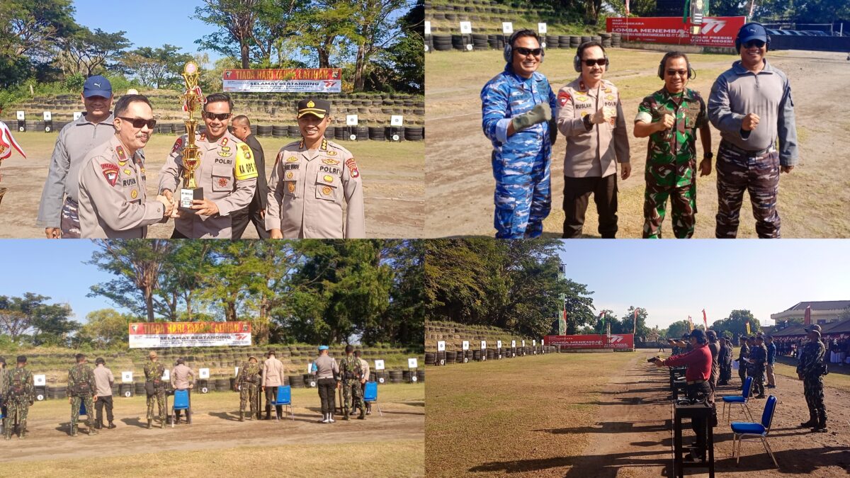 Wakapolda NTB Turut Serta Lomba Menembak HUT Hari Bhayangkara ke 77