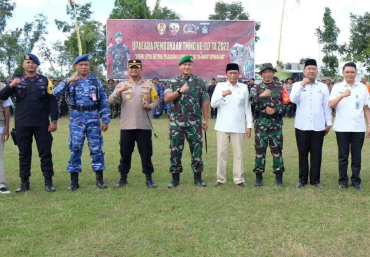 Pembukaan TMMD Ke 117 di Lombok Tengah Dihadiri Danrem 162/WB