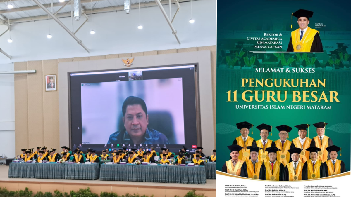 Pengukuhan 11 Guru Besar Universitas Islam Negeri Mataram