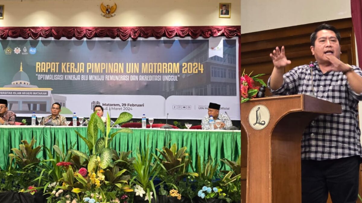 Direktur Diktis Buka Raker Pimpinan UIN Mataram 2024 : Tandatangan Fakta Integritas, Kampus Harus Akreditasi Unggul