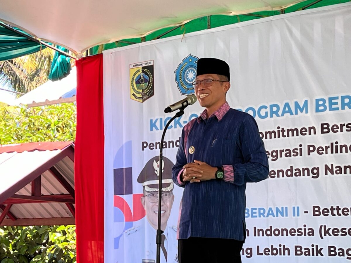 Pj Bupati Lotim Buka Gawe Gubuk dan Kick Off Program Berani ll