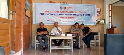 Pelatiham Jurnalistik Anggota Forum Wartawan Media Online Lotim