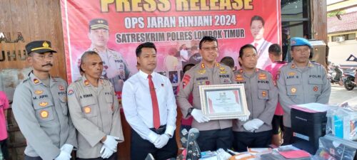 Satuan Reskrum Polres Lotim Amankam 103 Pelaku Curat, Curas dan Curanmor