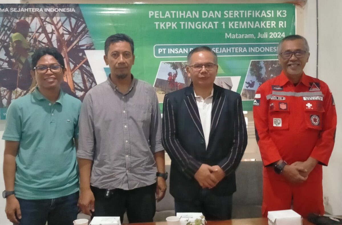 Pelatihan dan Sertifikasi TKPK 1 di NTB 100% Peserta dinyatakan Kompeten