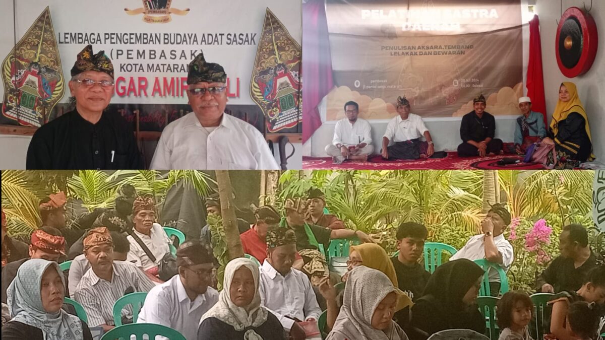 Pelatihan Sastra Daerah Penulisan Tembang Lelakak dan Bewaran oleh Pembasak