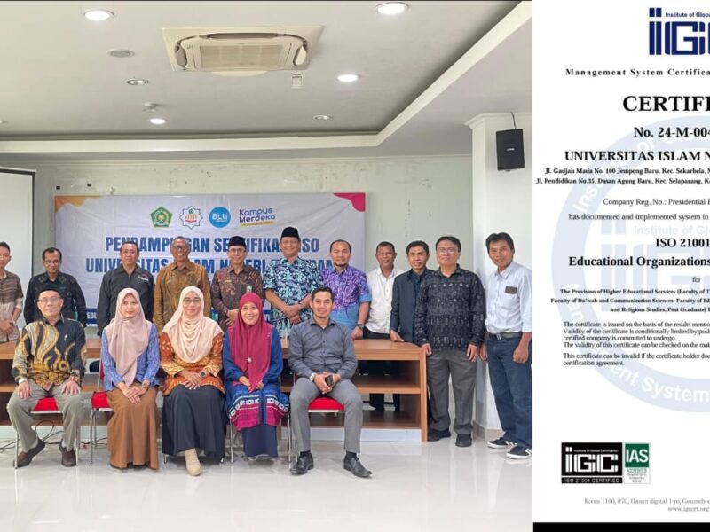 Universitas Islam Negeri Mataram Memperoleh ISO oleh IGC