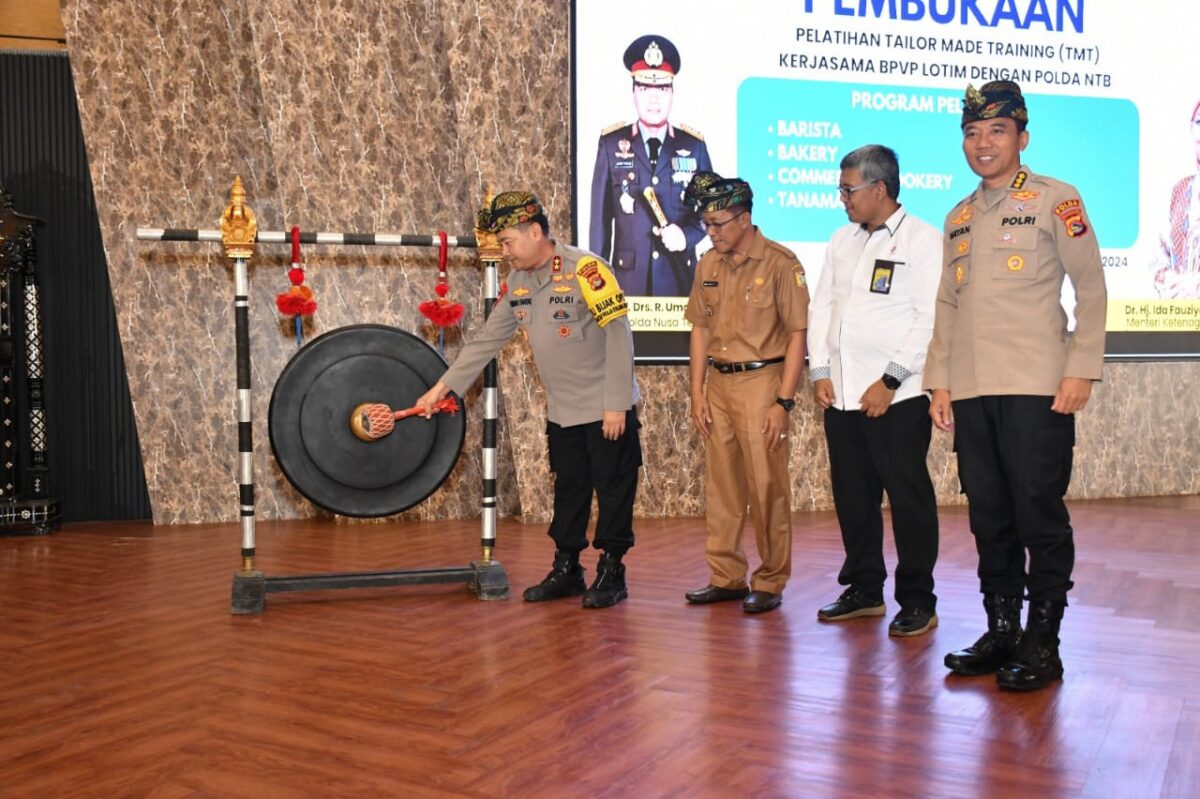 Pj Bupati Apresiasi Program Pelatihan dari Polda NTB dan BPVP Lotim