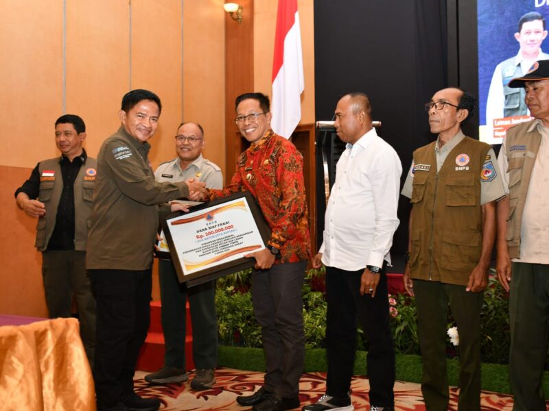 Kabupaten Lombok Timur Menerima Dana Siap Pakai Sebesar Rp. 200 juta