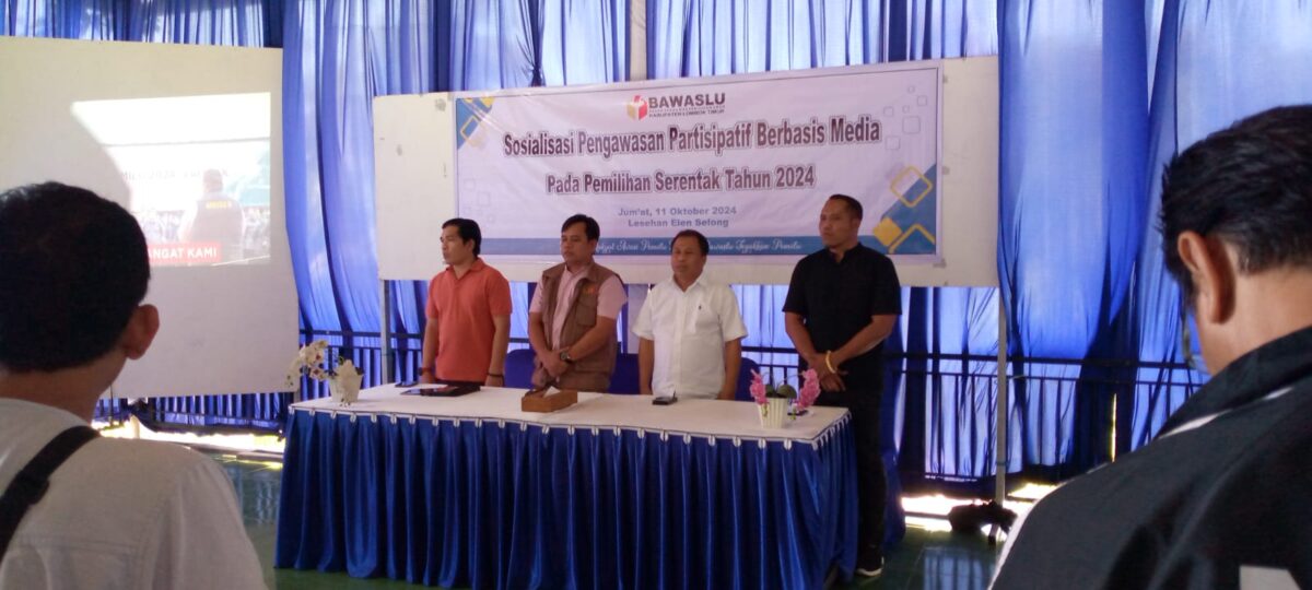 Bawaslu Lotim Gelar Sosialisasi Pengawasan Partisipatif Berbasis Media