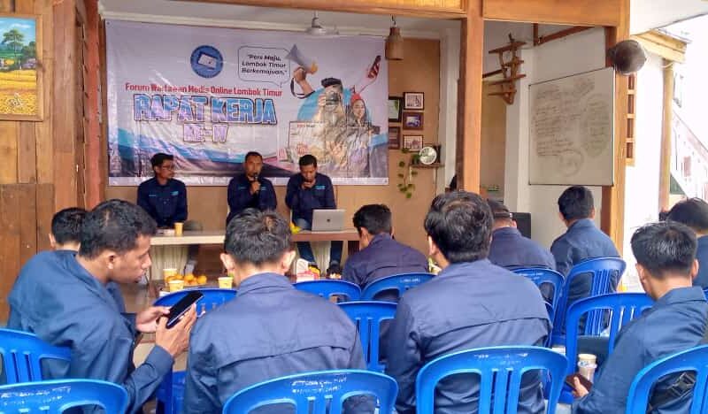 FWMO Lotim Gelar Rapat Kerja ke 4 di di Pondok Jurnal Selong