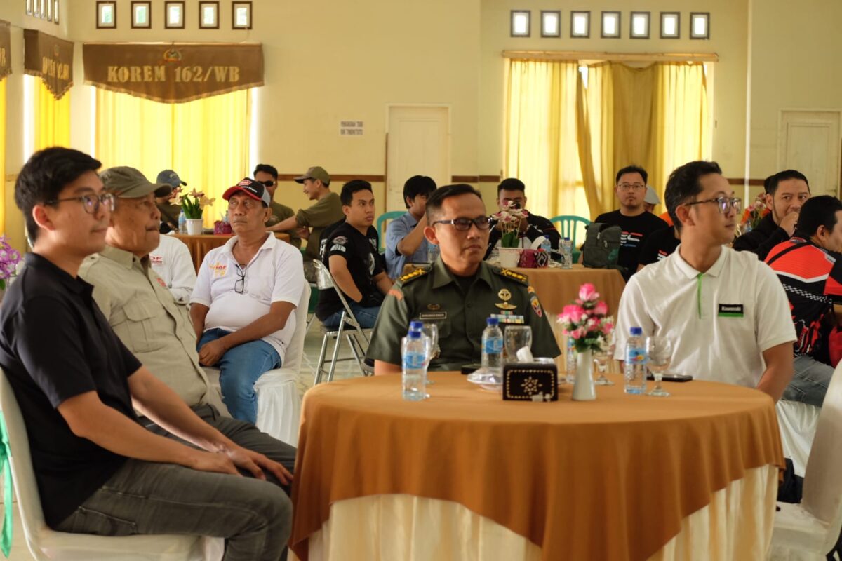 Kasrem 162/WB Hadiri Acara Komunitas Sosial NTB di Mataram