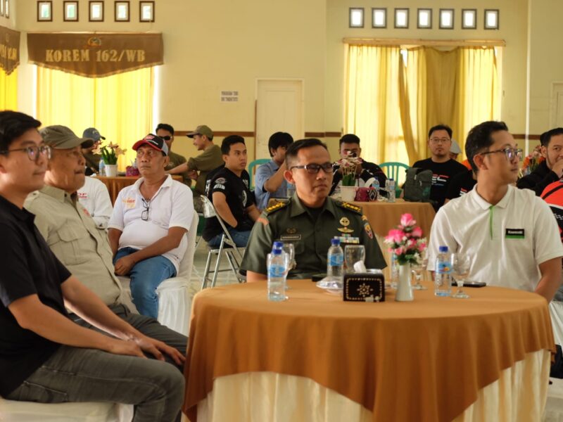 Kasrem 162/WB Hadiri Acara Komunitas Sosial NTB di Mataram