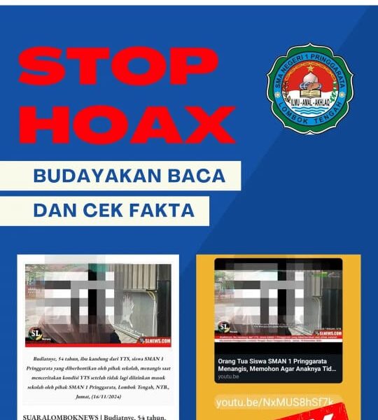 AMSI NTB Kecam Pihak SMAN 1 Pringgarata, Sebut Media Menyebarkan Hoax