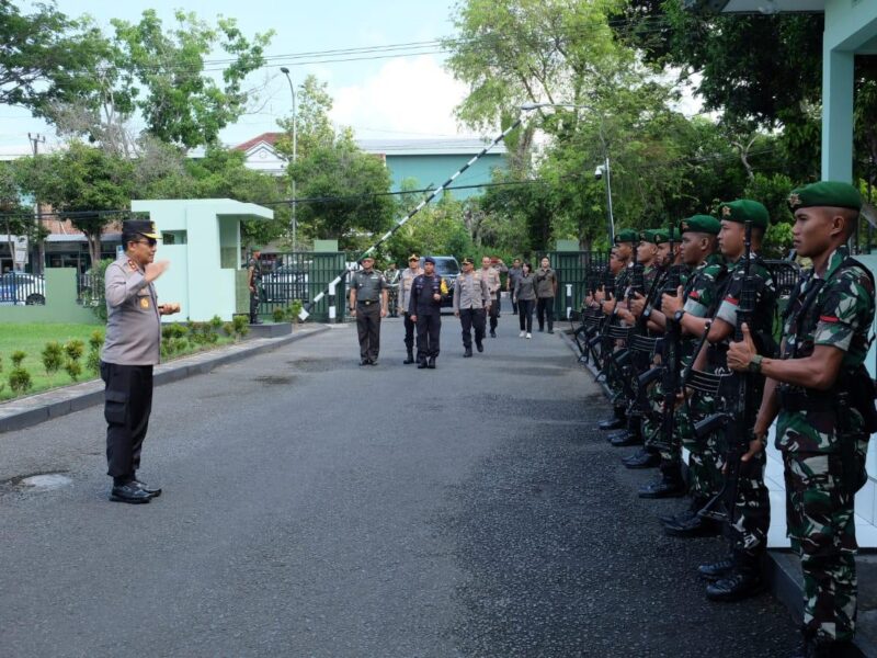 Danrem 162/WB Sambut Kunjungan Perdana Kapolda NTB