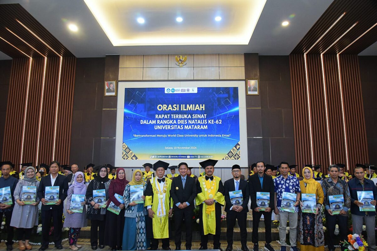 Dies Natalis Ke - 62 Unram Dihadiri Pj Gubernur NTB