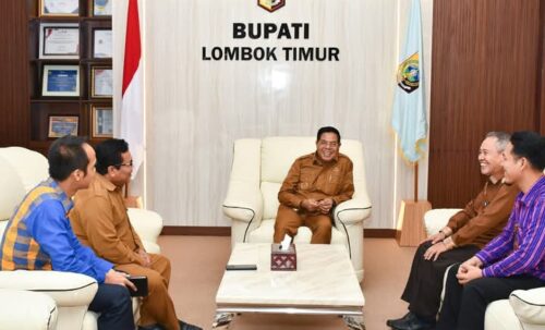 Bupati Lotim Menerima Perwakilan BKKBN Provinsi NTB